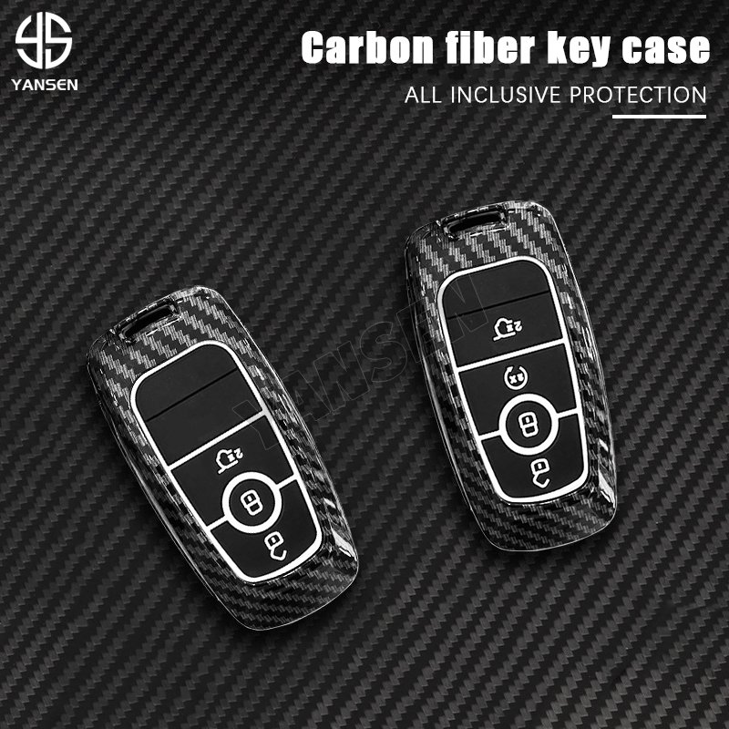ABS Carbon fiber Remote Car Key For Ford Fusion Edge Mustang Explorer F150 F250 F350