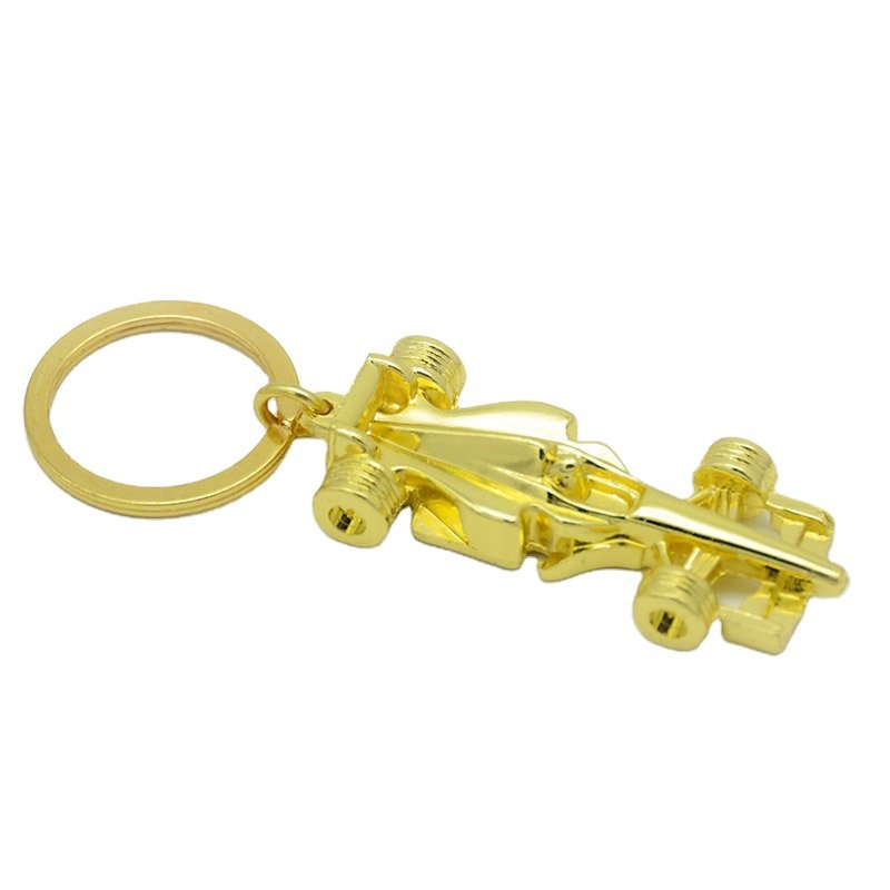 Customized High-Grade Metal Lettering Key Chain Manufacturers Customized New Three-Dimensional Car Model Key Chain