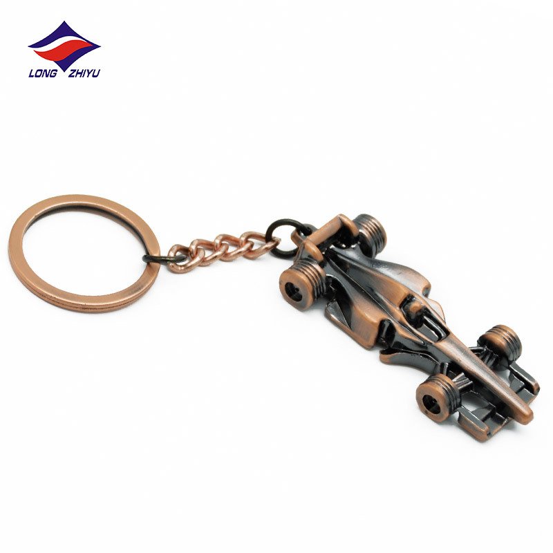 Customized High-Grade Metal Lettering Key Chain Manufacturers Customized New Three-Dimensional Car Model Key Chain