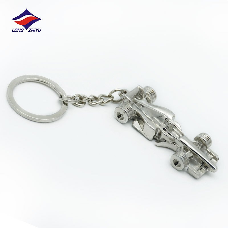 Customized High-Grade Metal Lettering Key Chain Manufacturers Customized New Three-Dimensional Car Model Key Chain