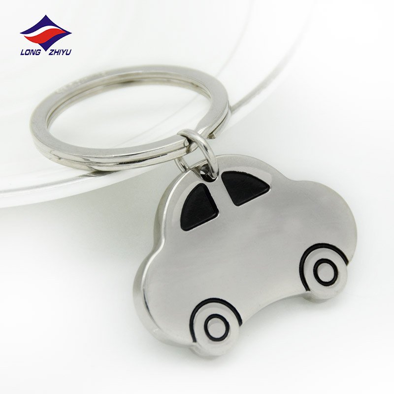 Customized High-Grade Metal Lettering Key Chain Manufacturers Customized New Three-Dimensional Car Model Key Chain