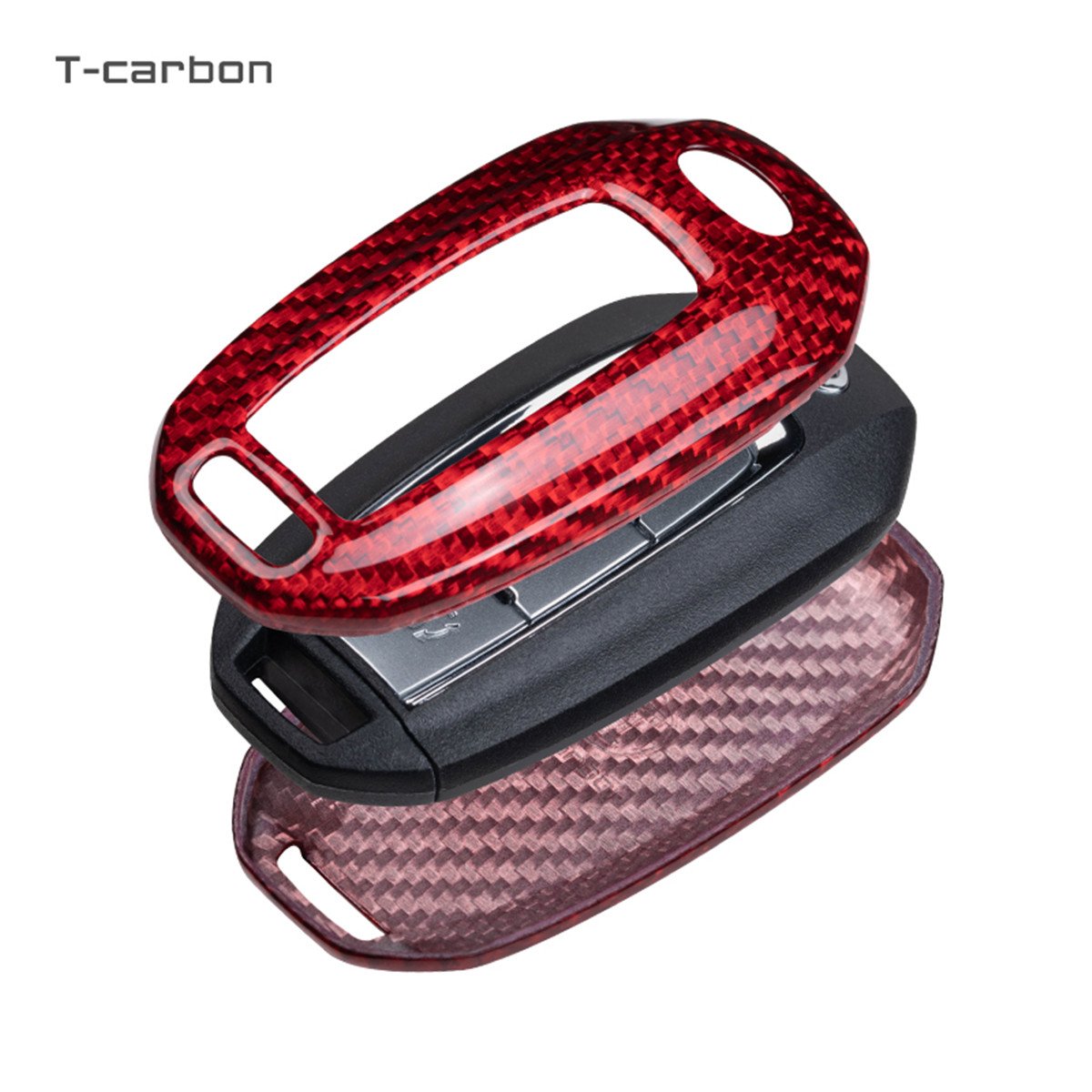 Fashion Styling T-carbon Car Key Case For New Infinity Keys Carbon Fiber Car Key Cover Auto Interior Accessories