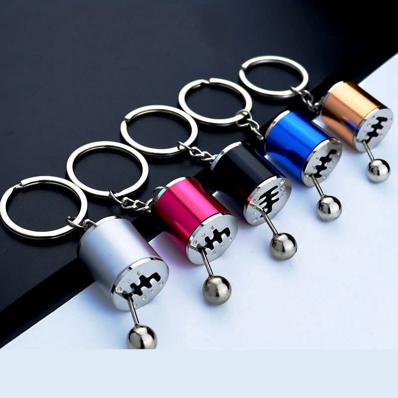 High Quality Metal Car Accessory Gear Shock Absorber Car Turbo Keychain