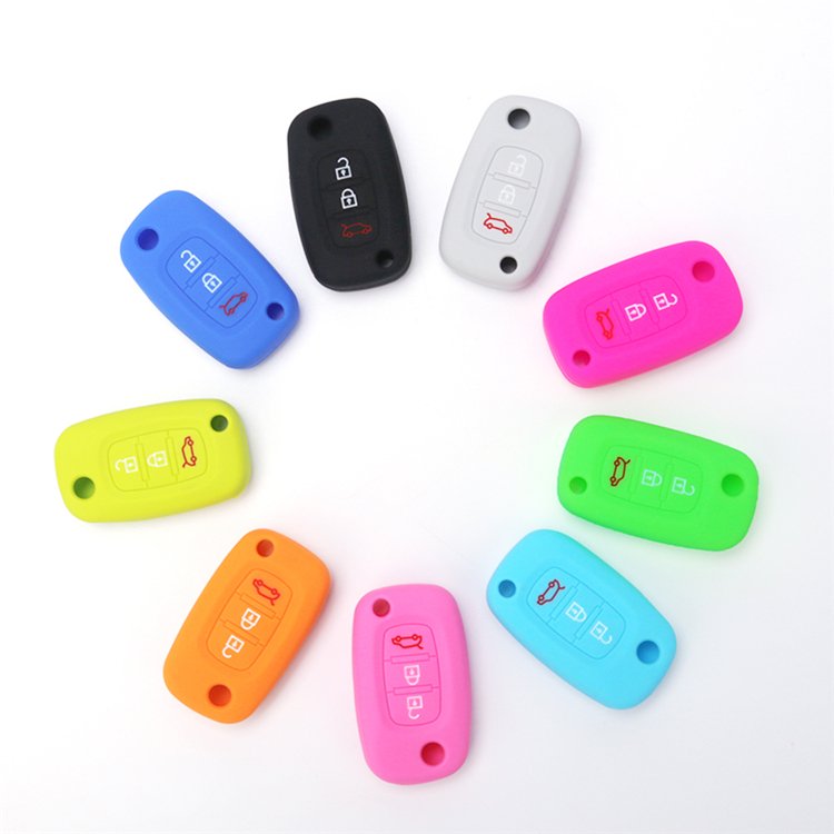 Silicone Car Key Case Cover Accessories Key Protect Case for Renault Kadjar Koleos Clio Scenic Megane Duster Sandero Captur