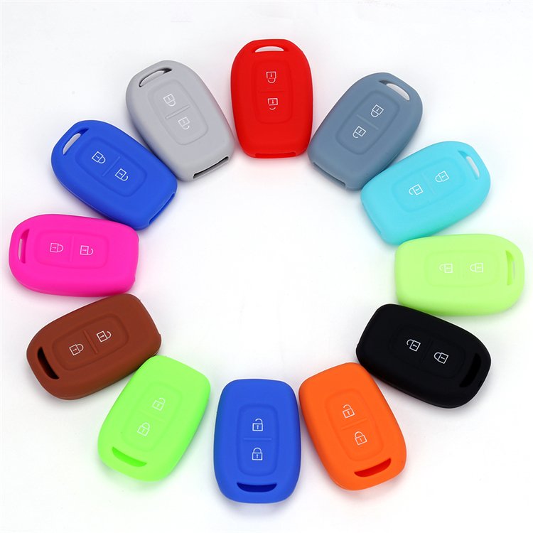 Silicone Car Key Case Cover Accessories Key Protect Case for Renault Kadjar Koleos Clio Scenic Megane Duster Sandero Captur