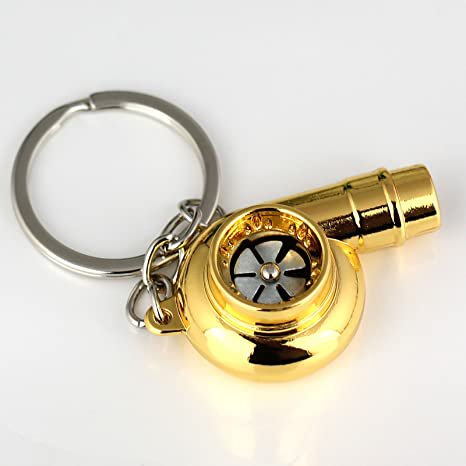 Wholesale Custom Advertising Gift Nos Spinning Turbo Keychain With Sound