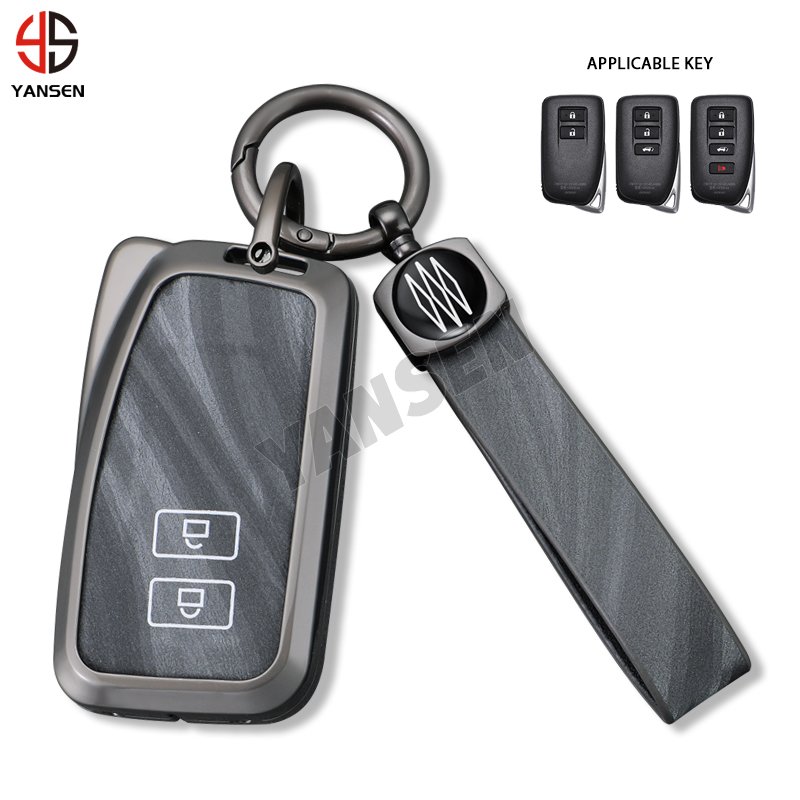 Zinc Alloy Car Remote Key Fob Case Cover Protect Shell For Lexus NX IS RX ES GX LX LS UX GS 200 260 300 350 Keyless NX200 NX300