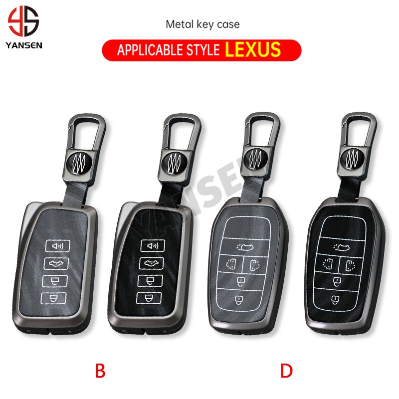 Zinc Alloy Car Remote Key Fob Case Cover Protect Shell For Lexus NX IS RX ES GX LX LS UX GS 200 260 300 350 Keyless NX200 NX300