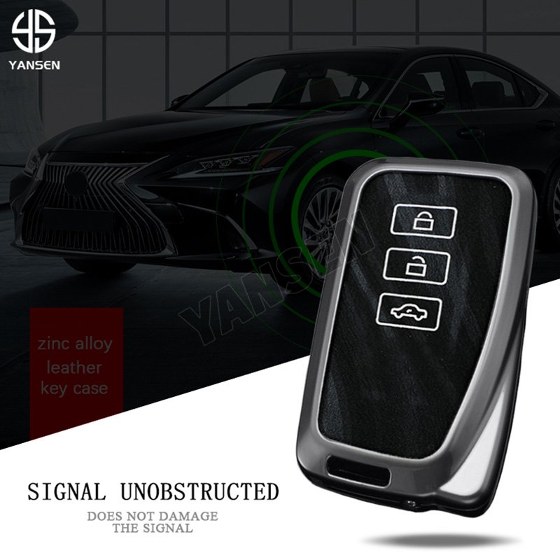 Zinc Alloy Car Remote Key Fob Case Cover Protect Shell For Lexus NX IS RX ES GX LX LS UX GS 200 260 300 350 Keyless NX200 NX300