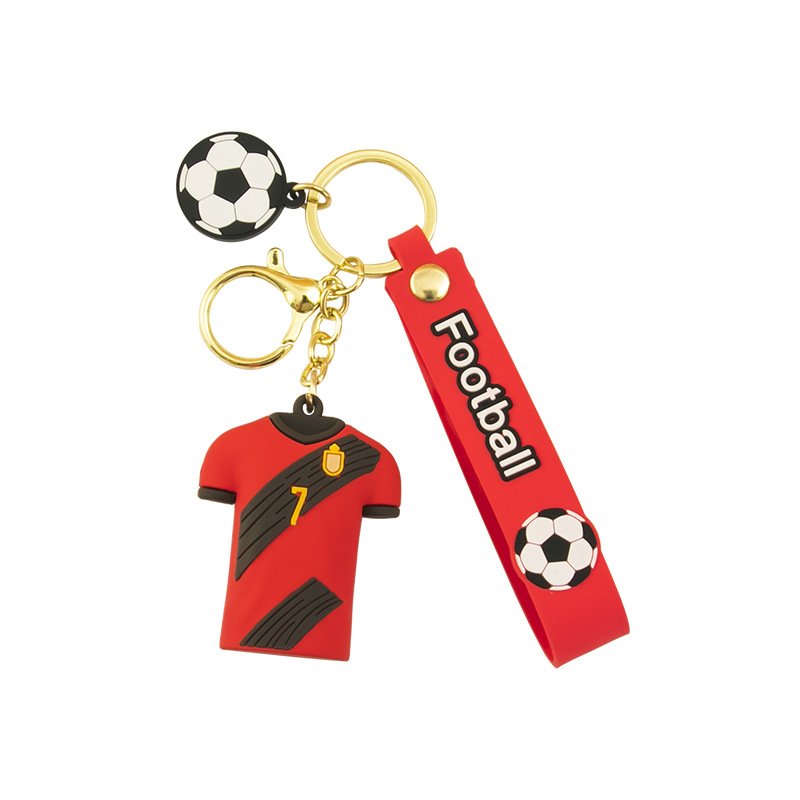 Winnel Anime Custom Plastic Promotional Rubber Key Chains Keychain for Girls with Silicone Wristlet