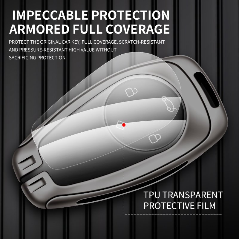 Zinc Alloy Leather Car Remote Key Case Cover For Leapmotor C16 C11 C10 C01 T03 S01 Type Protector Shell Keychain Accessories