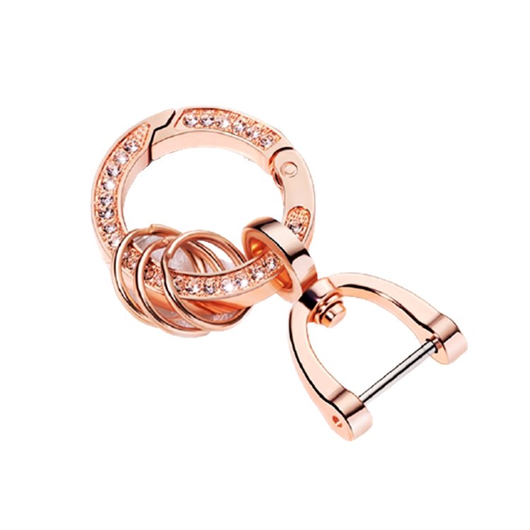 Hot Selling Customized Popular Portable Creative Car Keychain rhinestone keychain accessories
