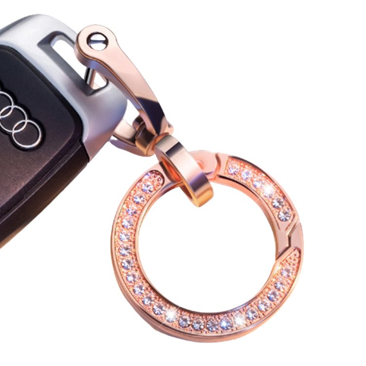 Hot Selling Customized Popular Portable Creative Car Keychain rhinestone keychain accessories