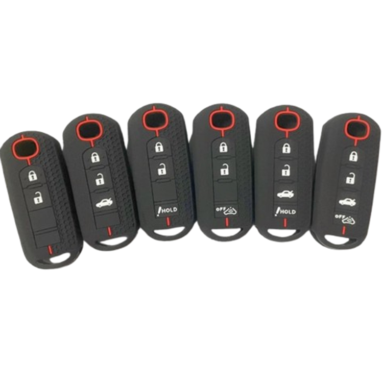 2 3 Buttons Silicone Car Key Cover Case Fob Accessories Remote Shell For Mazda 2 3 5 6