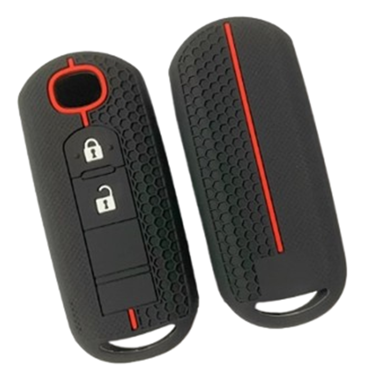 2 3 Buttons Silicone Car Key Cover Case Fob Accessories Remote Shell For Mazda 2 3 5 6