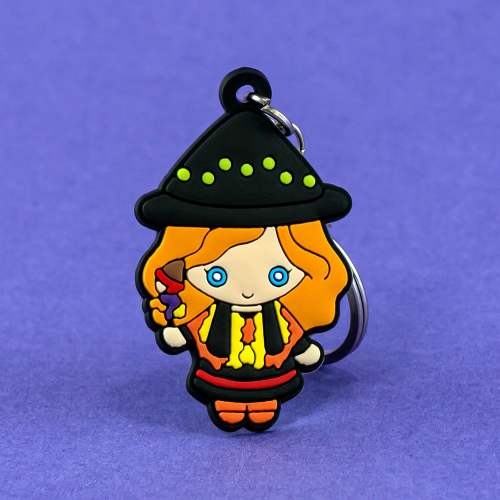 pvc keychain Cute hocus pocus cartoon rubber keychains custom key rings gift for bag Pendant accessories Jewelry wholesale