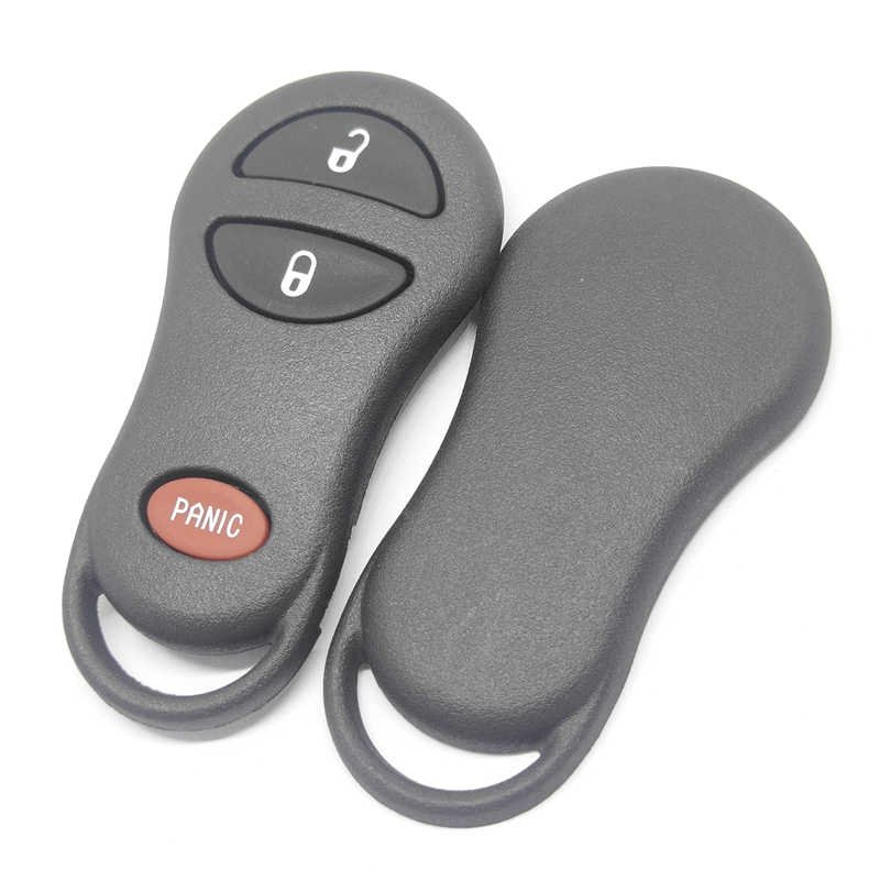 Auto Car Accessories Remote Key Shell Fob Holder 3 Buttons For Ch-rysler Je-ep Grand Cherokee Do-dge Ram
