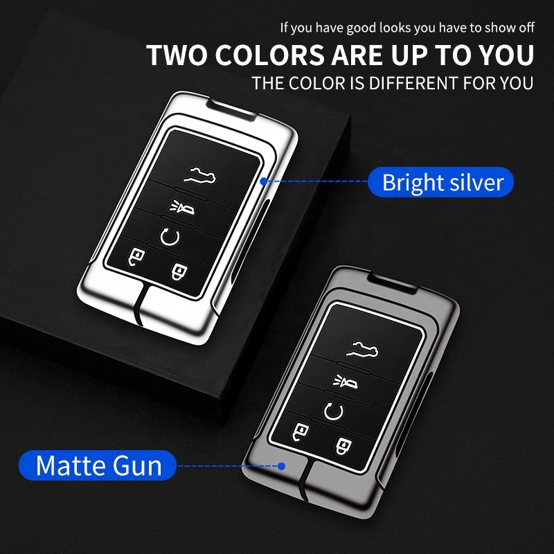 Wholesale Hot Sale Car Key Cover For Cadillac Metal Car Remote Key Case Car Key Control Covers Car Key Cover