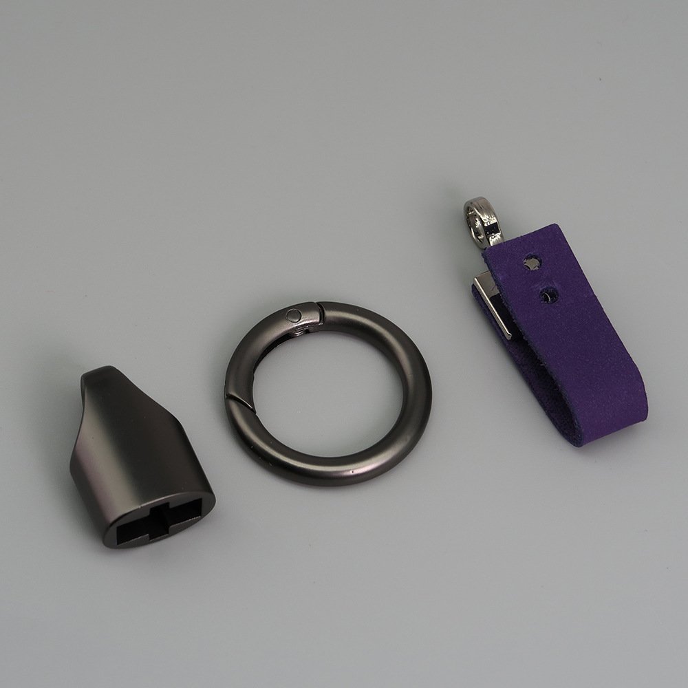 Custom Laser Logo Short Frosting Leather Car Keychain Key Chain For Car With Your Own Logo Keyrings Key Chain