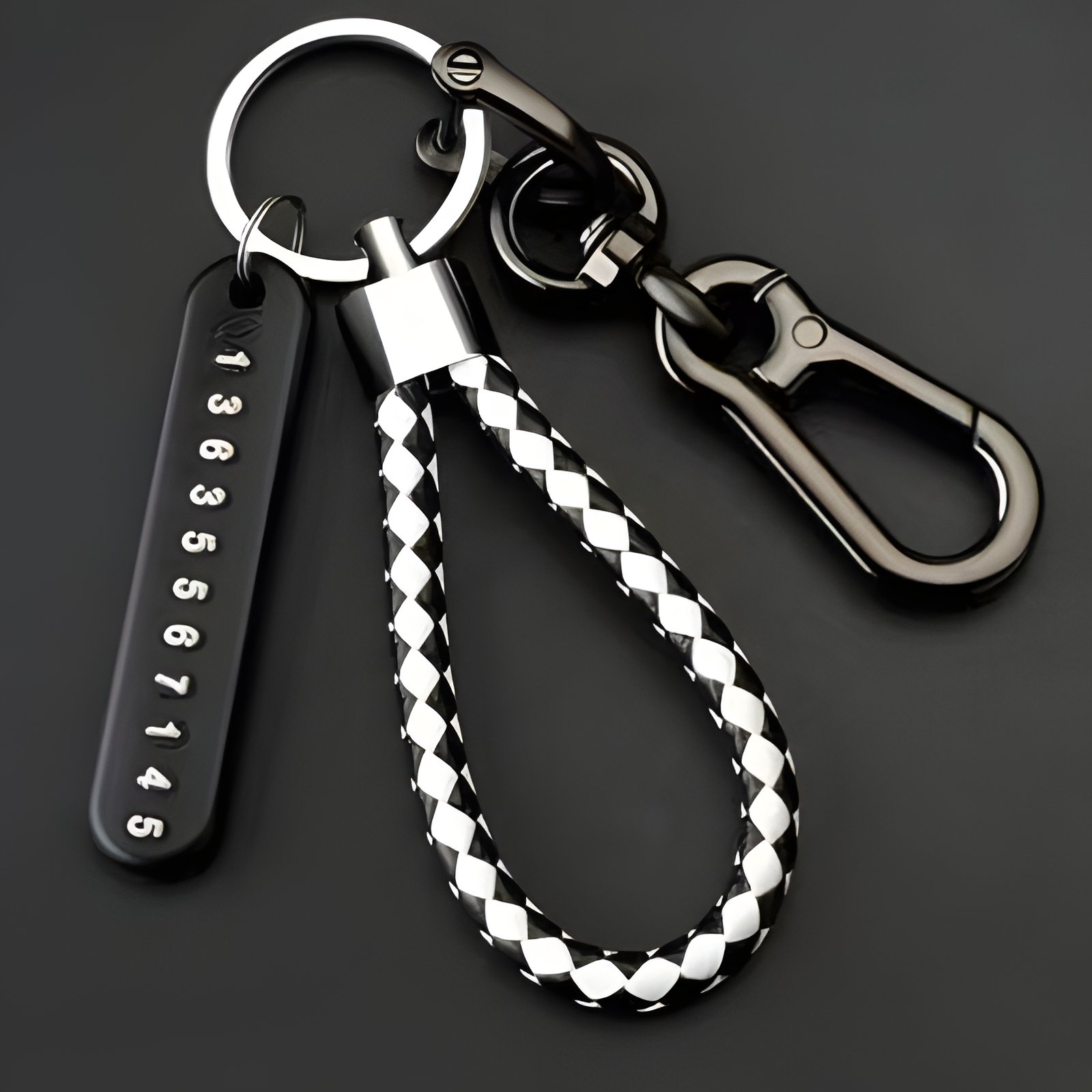 Factory Price Wholesale Car Key Hook Metal Keychain High Quality Hair Ring Metal Keychain