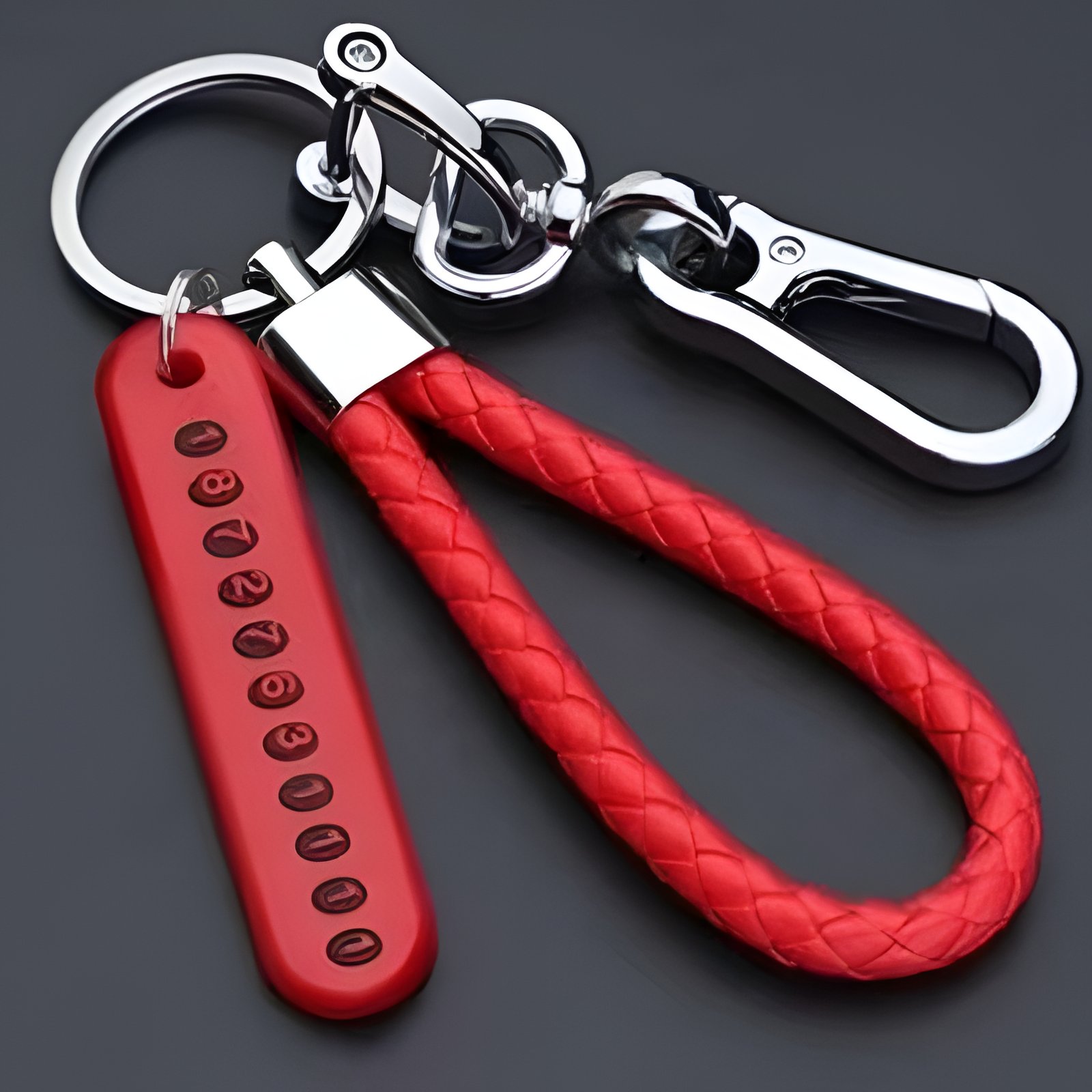 Factory Price Wholesale Car Key Hook Metal Keychain High Quality Hair Ring Metal Keychain