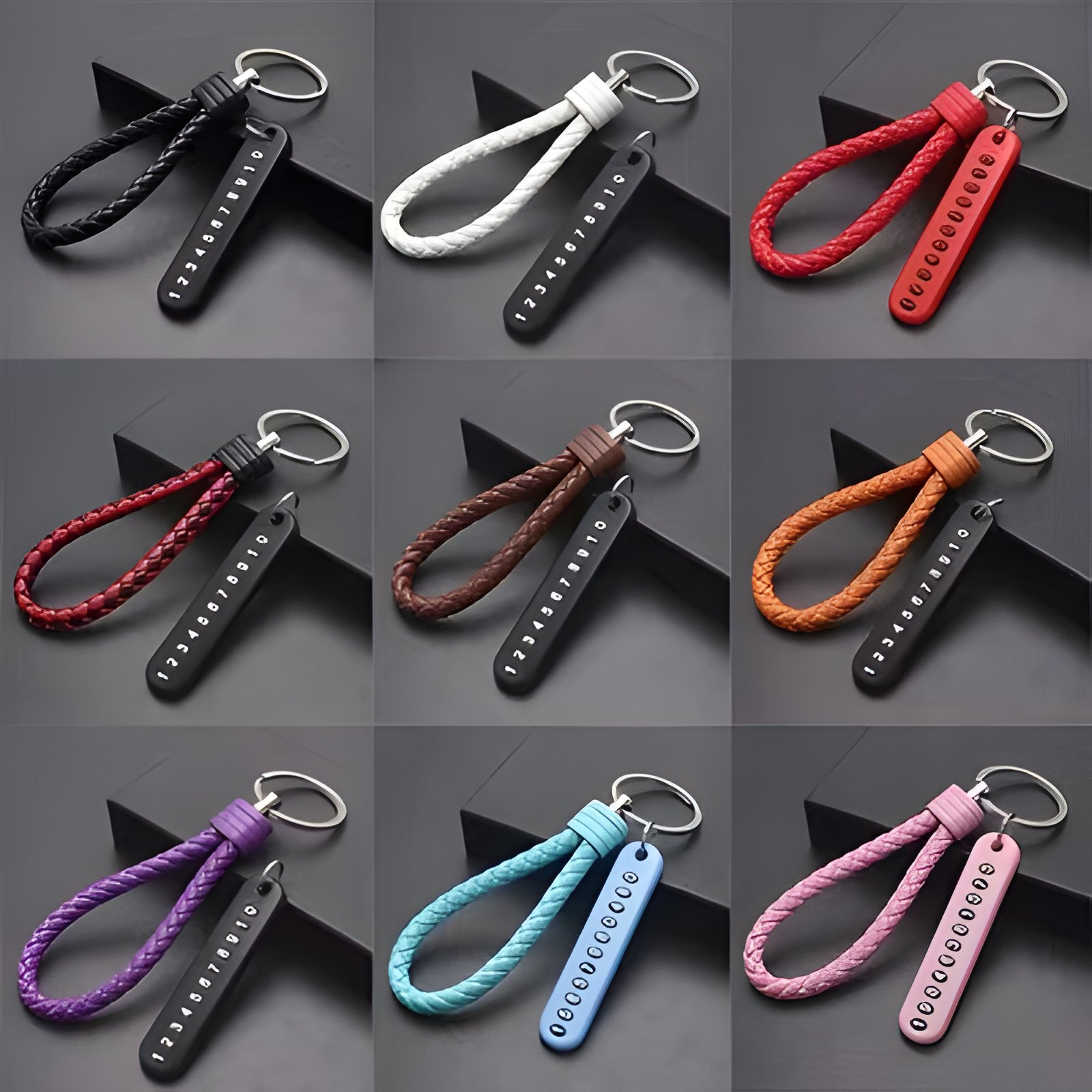 Factory Price Wholesale Car Key Hook Metal Keychain High Quality Hair Ring Metal Keychain