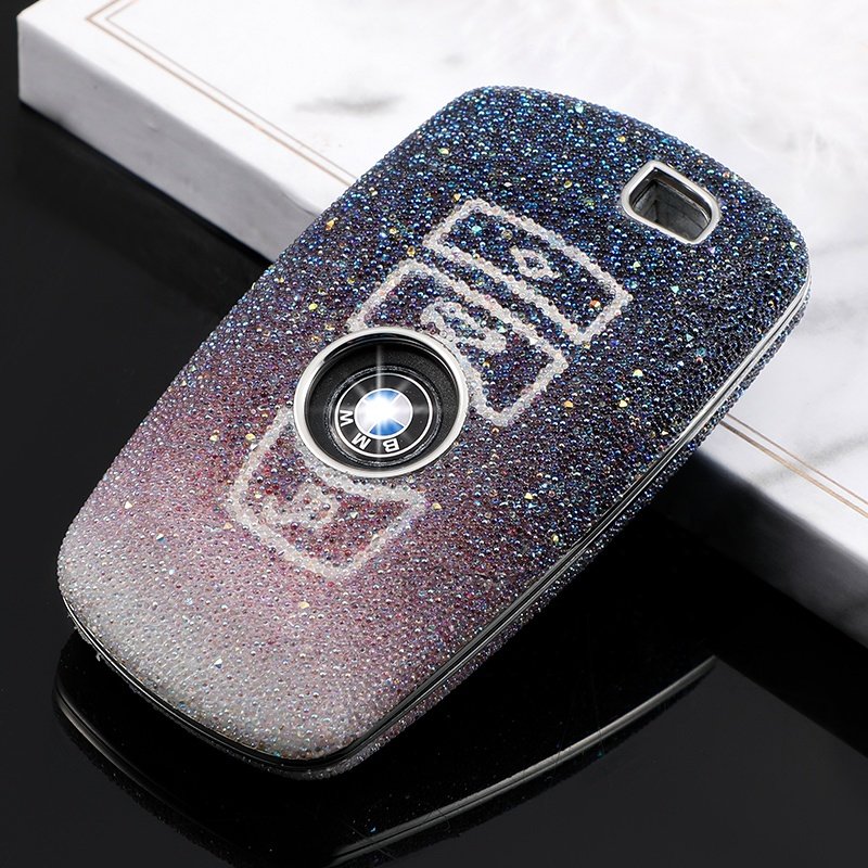 Luxury Diamonds Car Key cover for BMW X1 X3 X4 2 3 7 M3 M5 F10 F15 F16 F20 Smart Key Holder Car Accessories