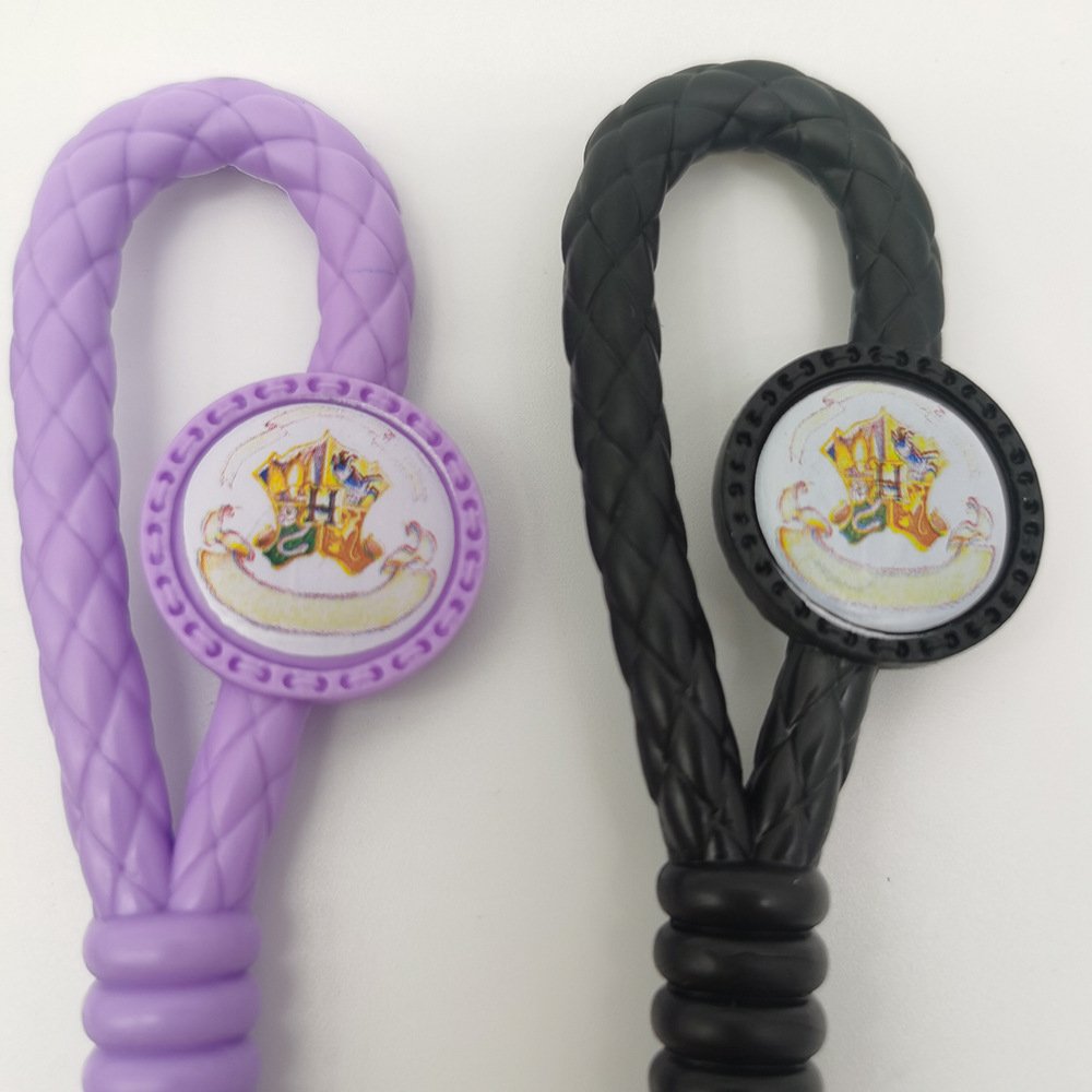 Harry Cute Cartoon Magic Academy Doll Key Chain Couple PVC 3D Soft Rubber Car Bag Pendant Gift Keychain With Hanging