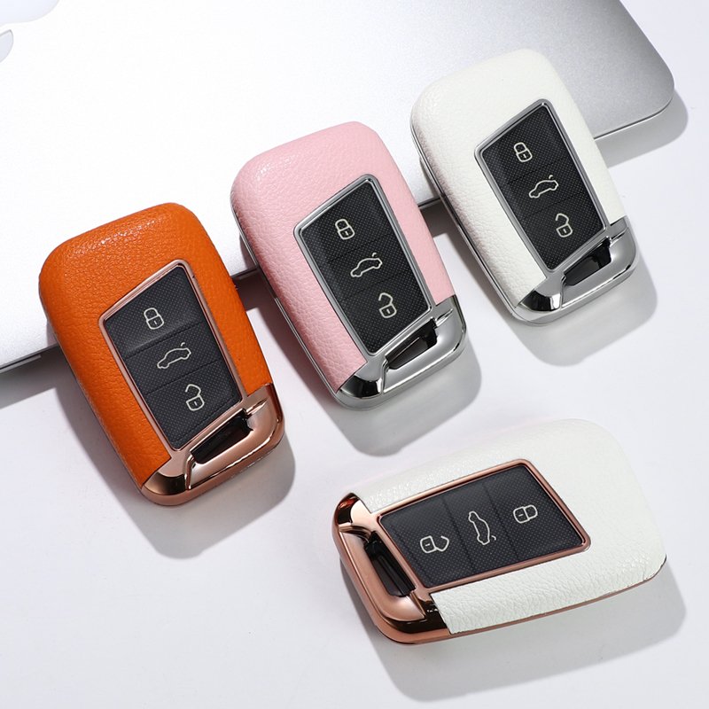 For Volkswagen Key Fob Cover 3/4 button key shell fit for Volkswagen magotan / Passat key cover car key case