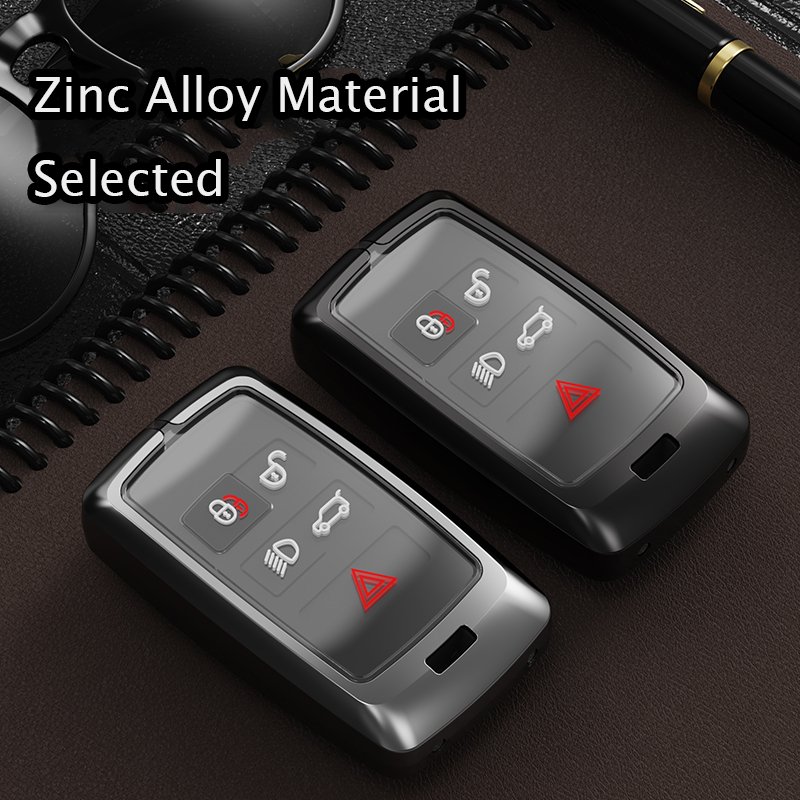 New Metal Carbon Fiber Car Key Case Cover Shell For Land rover car Accessories