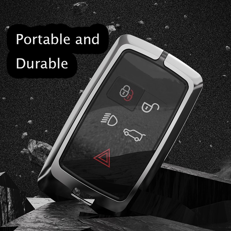 New Metal Carbon Fiber Car Key Case Cover Shell For Land rover car Accessories