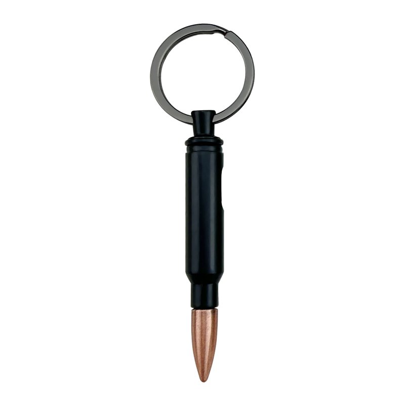 Wholesale Promotion Gift Custom Logo Bullet Self Defense Keyring Metal Bullet Bottle Opener Keychain Gold Zinc Alloy 1pc/opp Bag
