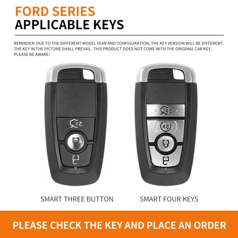 For Bling Fob Ford Mondeo2009 New Zinc Alloy Case Car Key Cover With Keychain