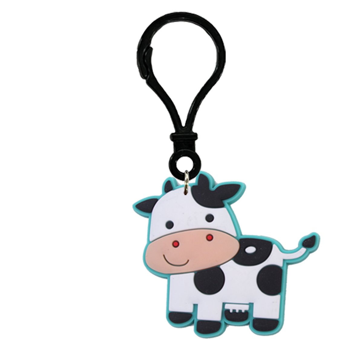 2024 New arrive PVC rubber store festival promotional gift key chains Wholesale cartoon Farm key ring custom design Bag pendant