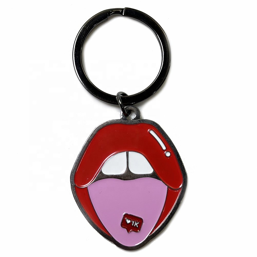Key Chains Custom China Keychain Charm Sublimation Keychains Ring Stainless Steel Cat Blank Metal Keyrings