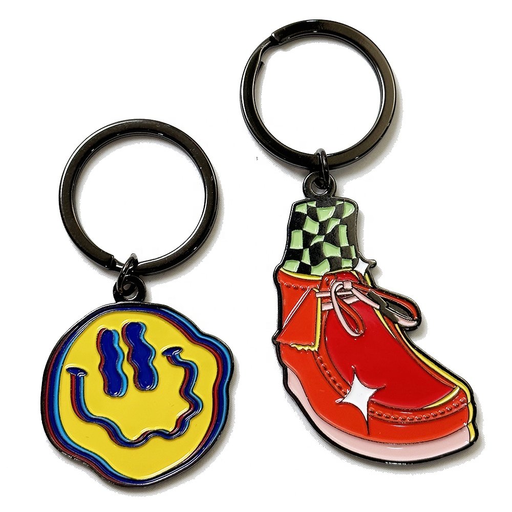 Key Chains Custom China Keychain Charm Sublimation Keychains Ring Stainless Steel Cat Blank Metal Keyrings