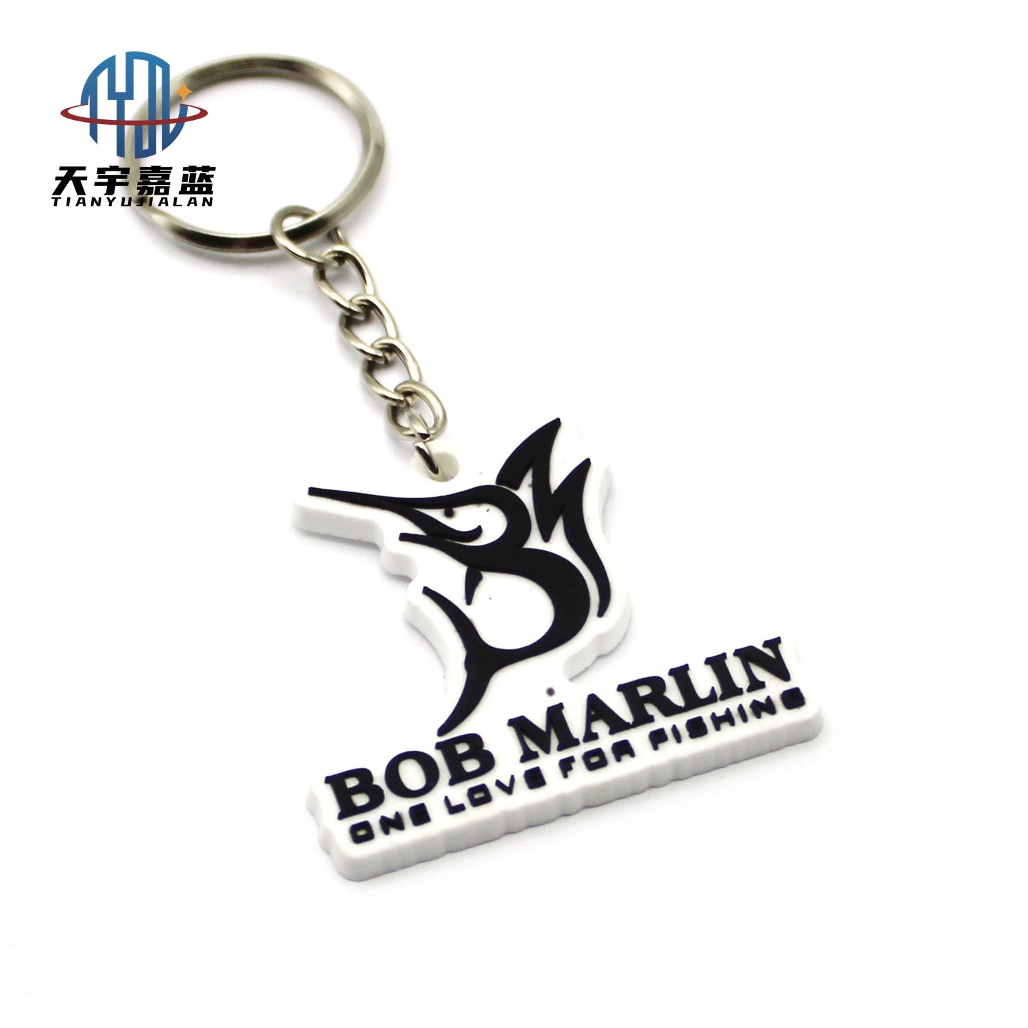 Tianyu 2024 New Rubber Key Chains Diy Promotional Gift Keychains Wholesale 2D Cartoon Pocket Monster Key Ring Custom Design