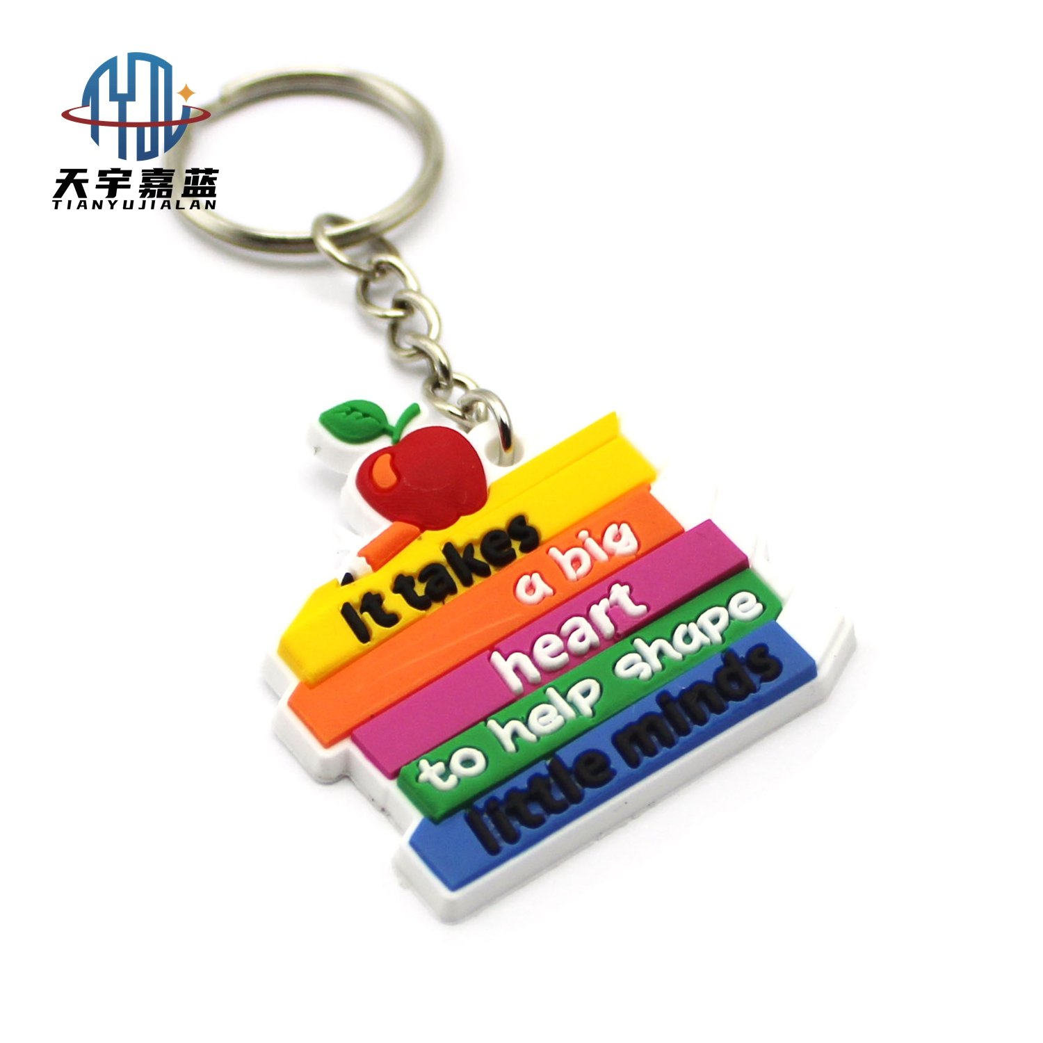 Tianyu 2024 New Rubber Key Chains Diy Promotional Gift Keychains Wholesale 2D Cartoon Pocket Monster Key Ring Custom Design