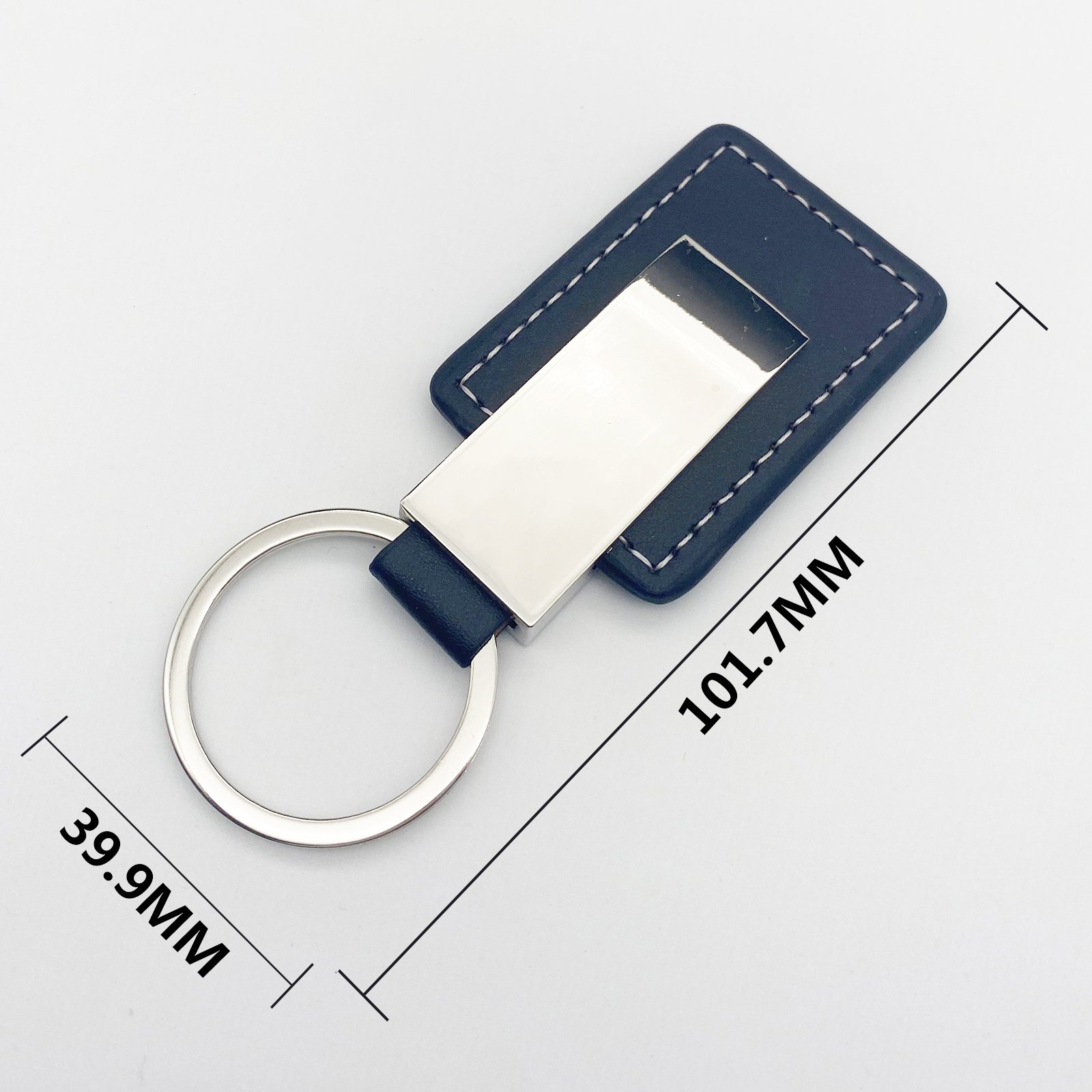 Wholesale Bulk Handmade Custom Genuine PU Leather Car Brand Logo Keychain , Name Card Key Ring , Car Logo Key Chain