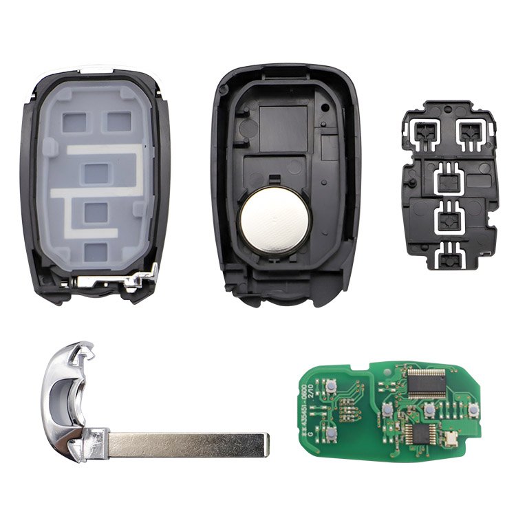 Topbest Car Remote Keyless Entry 434Mhz For C-hevrolet 5 buttons Ccar Remote Key 433mhz HYQ4EA