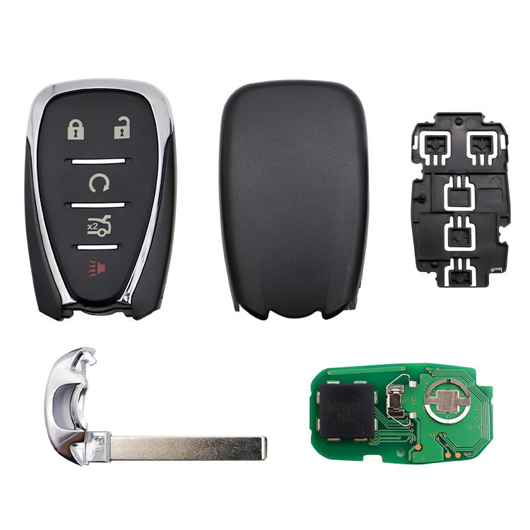 Topbest Car Remote Keyless Entry 434Mhz For C-hevrolet 5 buttons Ccar Remote Key 433mhz HYQ4EA