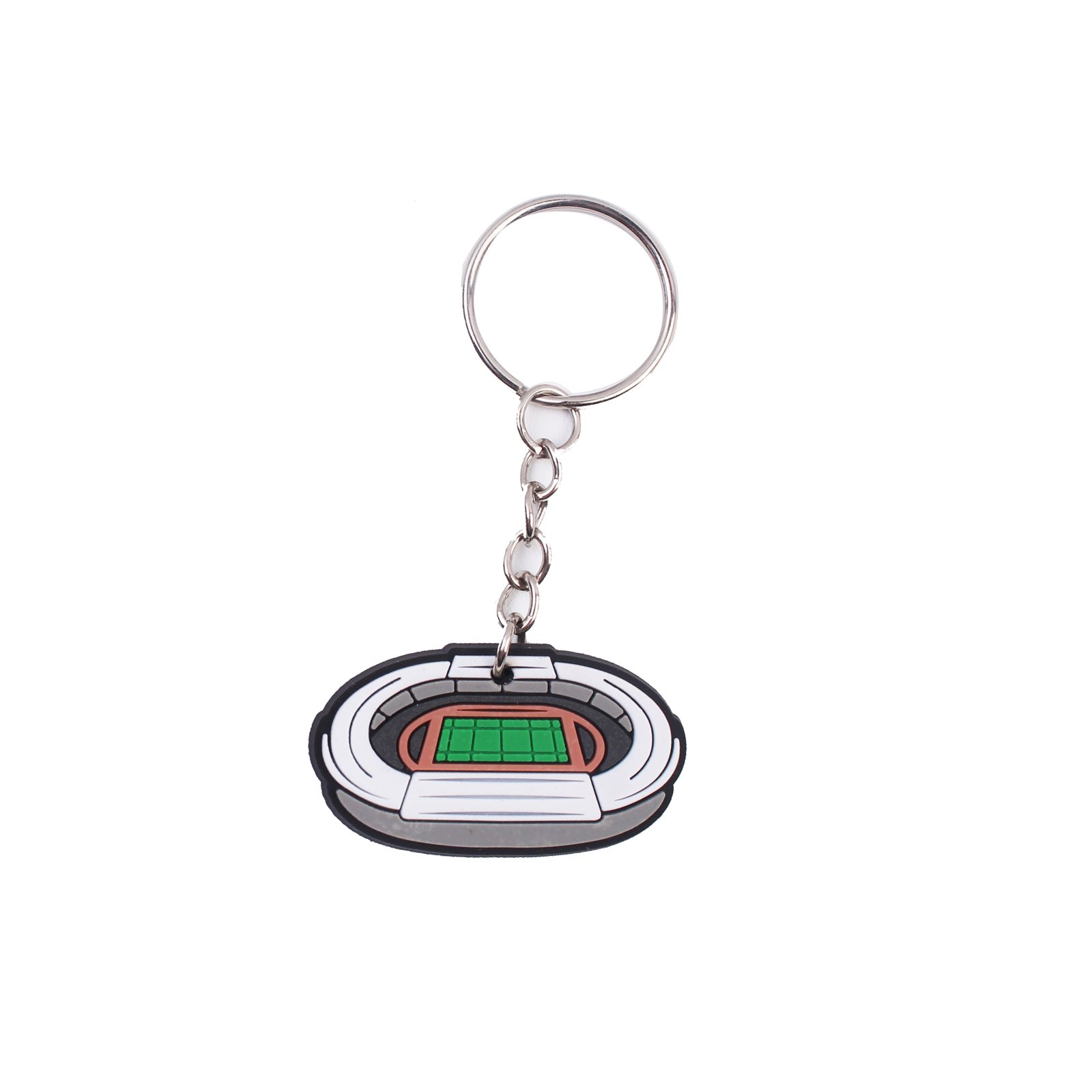 2024 New arrive PVC rubber ball game promotional gift key chains Wholesale cartoon Football key ring custom design Bag pendant