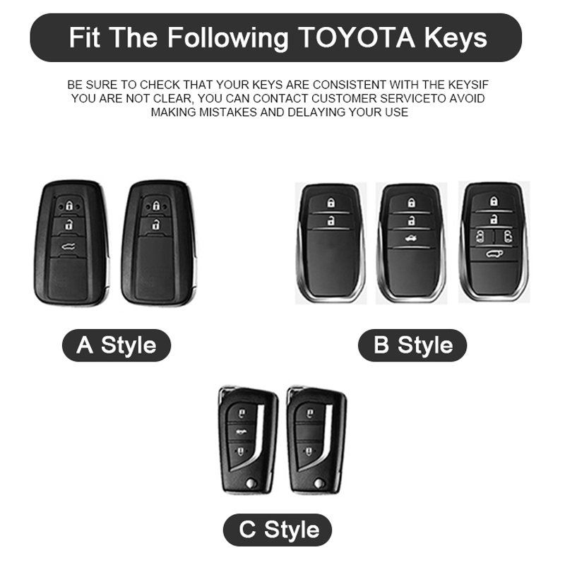 Hot selling Suitable for Toyota car key cover COROLLA CROSS Alphard Highlander CRUISER VENZA rav4 camry LEVIN Crown Prado