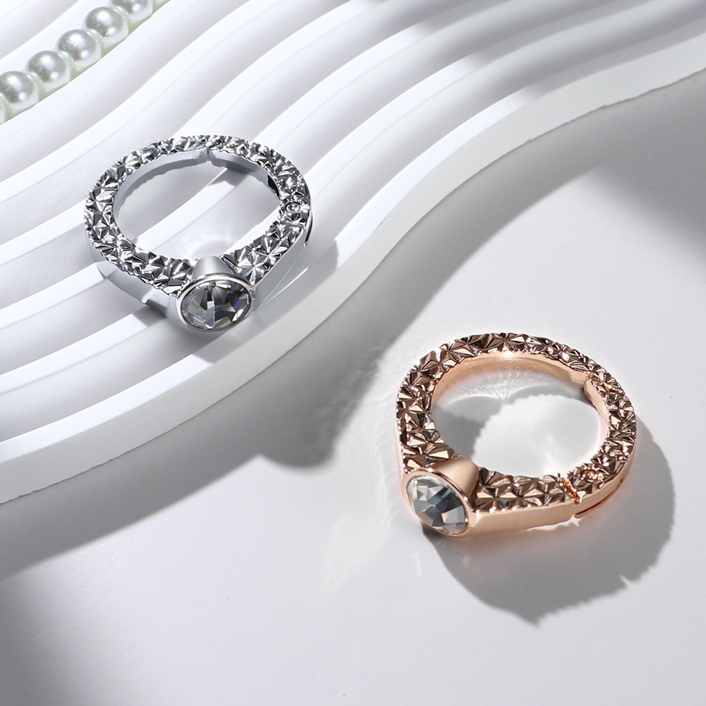 New Luxury Keychain Diamond-Inlaid Glitter Key Chain Women Bag Pendant Men Buckle Accessories Car Key Ring
