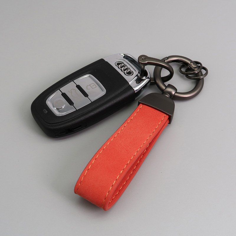 hpo selling Accessories Key Ring metal key chains Leather Car Key chain holder