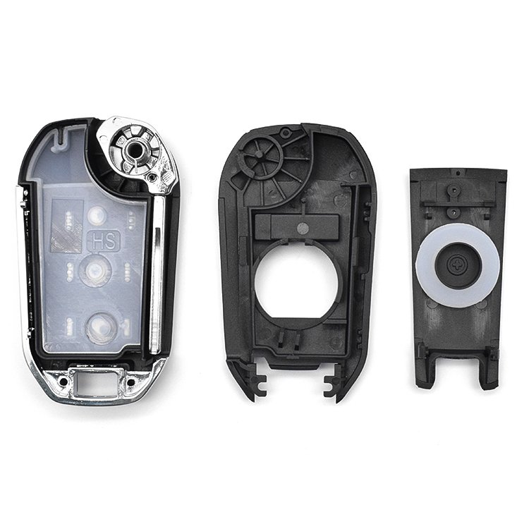 Topbest 3 button Flip Remote Car Key Shell Case For P-eugeot 308 4008 RCZ 508 2014 2017 2019 HU83 VA2 key
