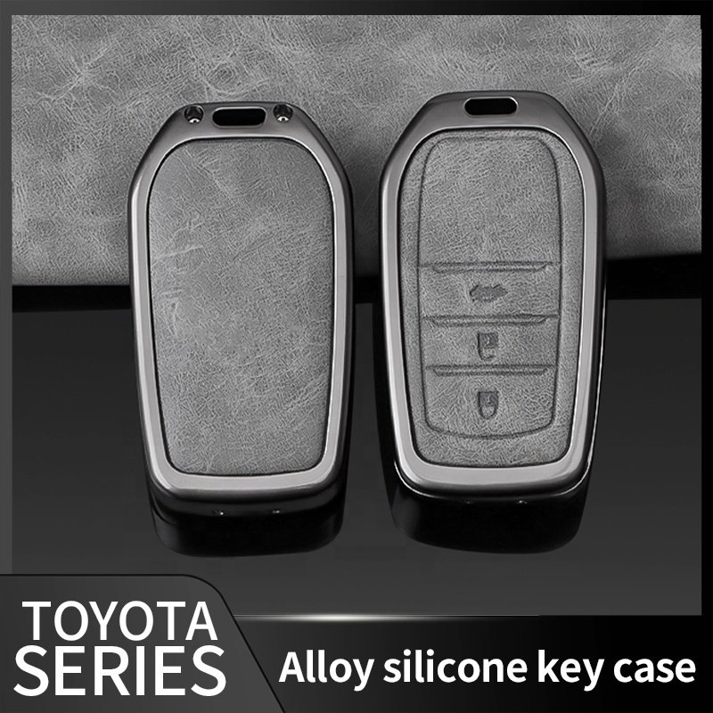 For Toyota Metal Manufacturer Low Price Leather Car Key Cover