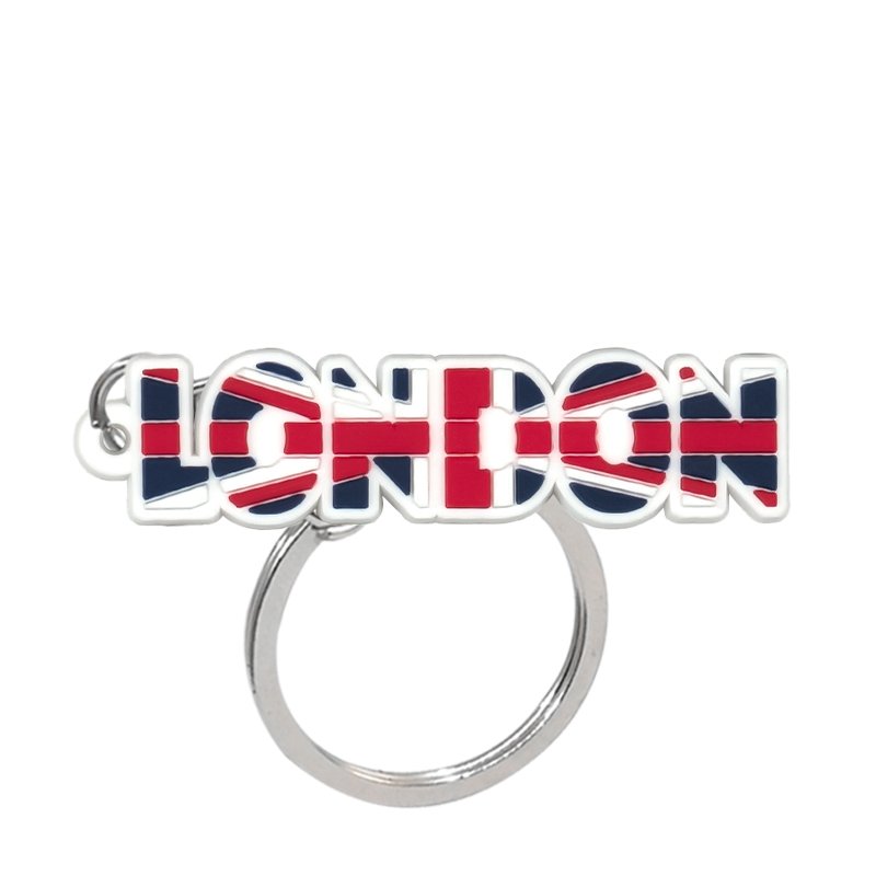 wholesale keychain hot sale Australian Britain English London UK custom keyring key holder fit fans souvenir gift