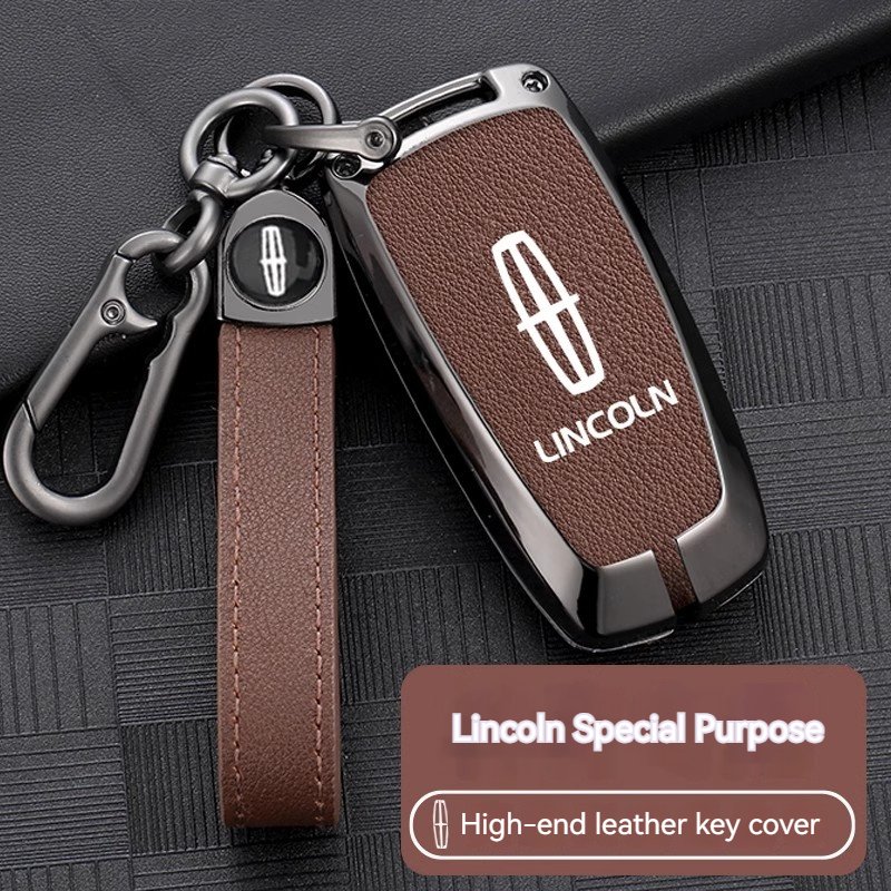 Zinc Alloy Car Key Case Cover Shell For Lincoln Continental MKC MKZ MKX Navigator Z Nautilus Aviator Corsair 2017 2018 2019 2022