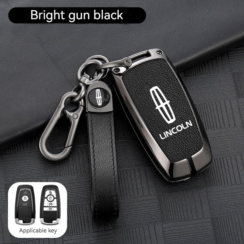 Zinc Alloy Car Key Case Cover Shell For Lincoln Continental MKC MKZ MKX Navigator Z Nautilus Aviator Corsair 2017 2018 2019 2022